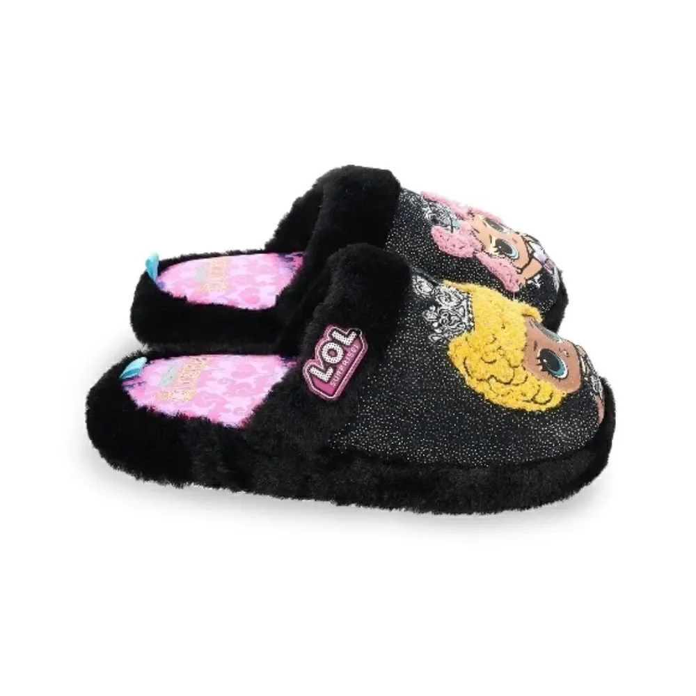 Little Girl LoL Surprise! Graphic Comfy Lounge Slippers Shoes Size 2/3